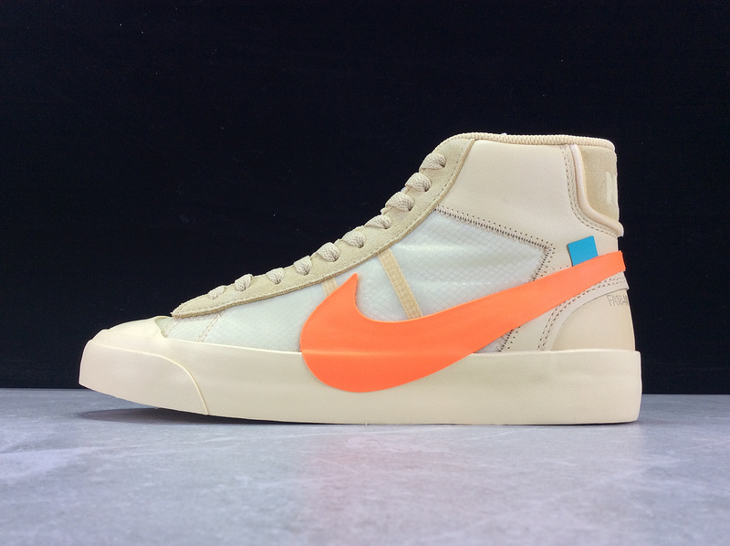 Blazer Mid X Owall Hallow's Eve Canvas/Total Orange-Pale Vanilla-Black 23