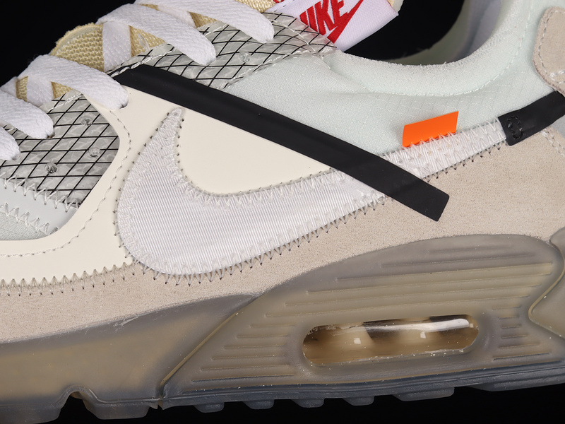 Off-White X Air Max 90 The Ten Sail/White/Muslin 7