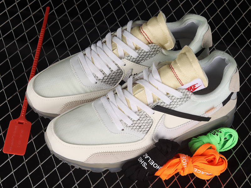 Off-White X Air Max 90 The Ten Sail/White/Muslin 17