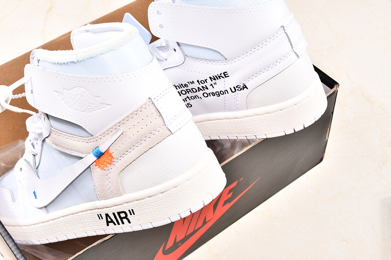 Get Air Jordan 1 Retro High Gs X Off White White 5