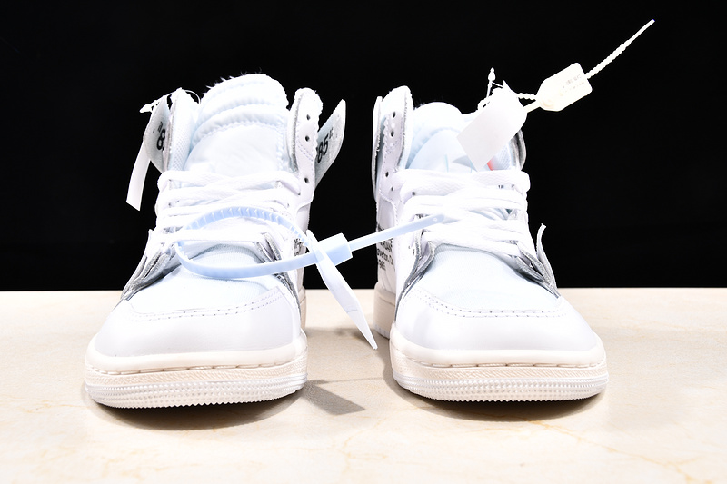 Get Air Jordan 1 Retro High Gs X Off White White 9