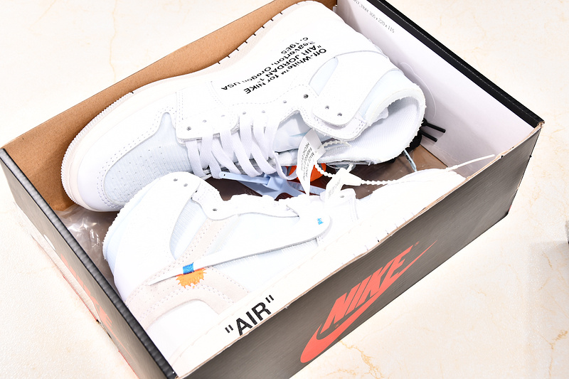 Get Air Jordan 1 Retro High Gs X Off White White 15