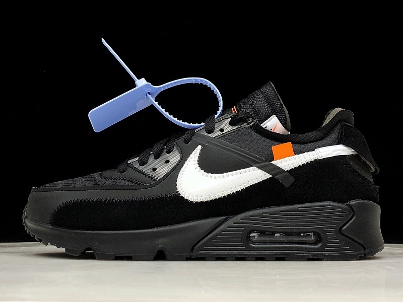 H12 Air Max 90 Off-White Black/Black-Cone-White 29