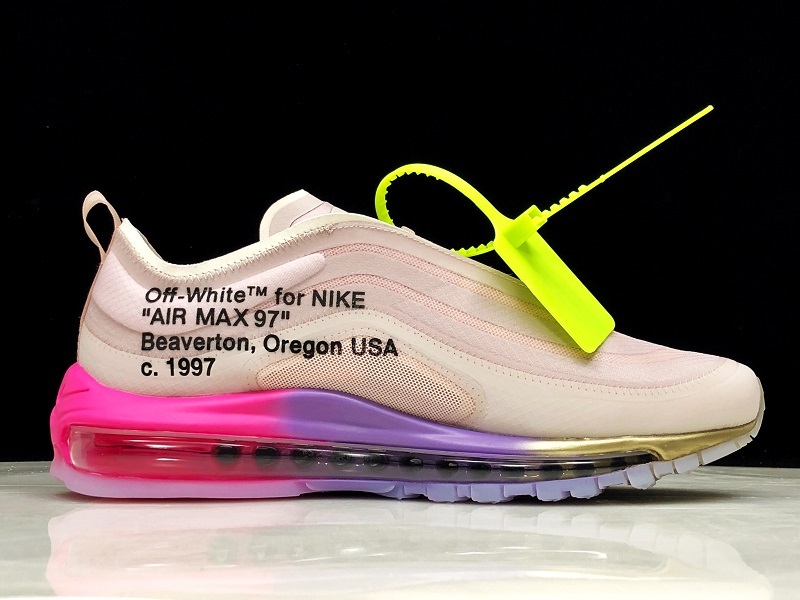 H12 Off-White X Air Max 97 Queen Ny Elemental Rose/Black 5