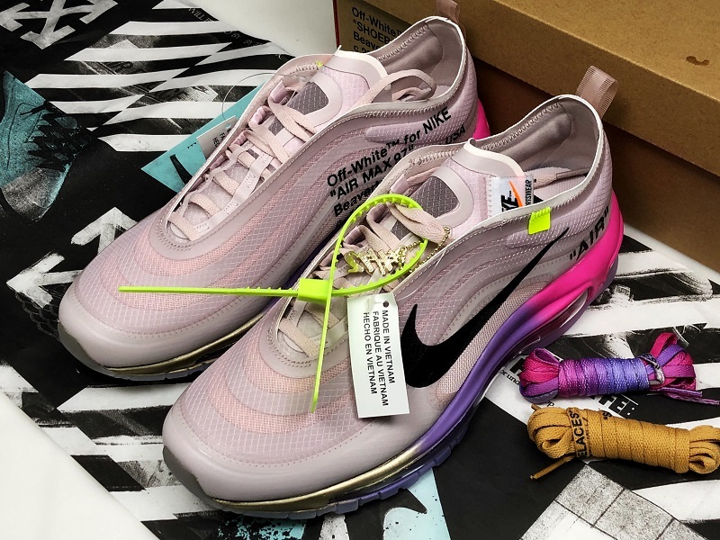 H12 Off-White X Air Max 97 Queen Ny Elemental Rose/Black 19