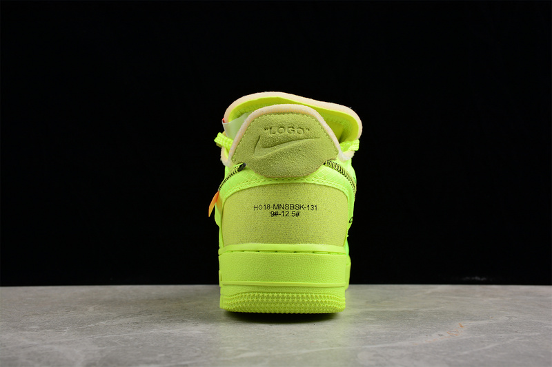 Ow X Air Force 1 Low Volt/Cone-Black-Hyper Jade 29