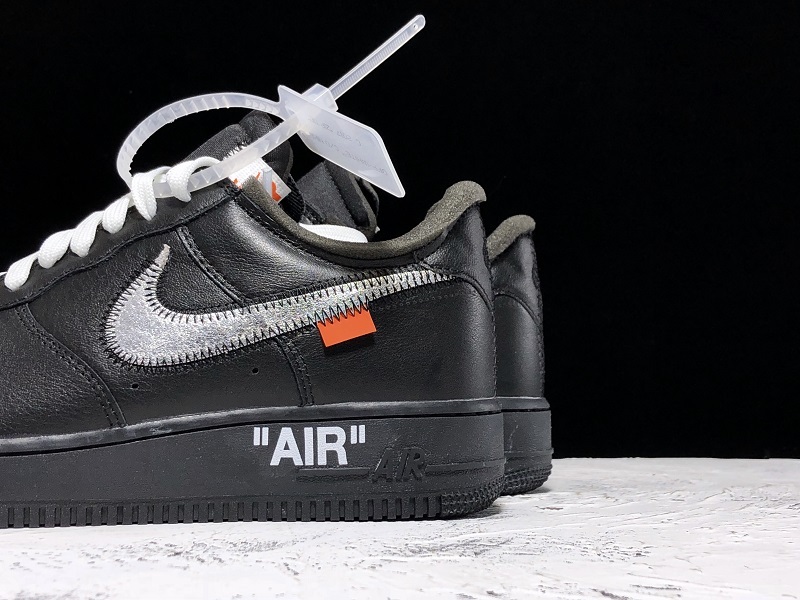 St Off White X Air Force 1 Low 07 Virgil Black/Metallic Silver 11