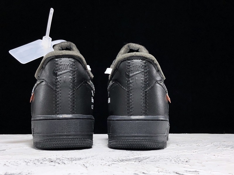 St Off White X Air Force 1 Low 07 Virgil Black/Metallic Silver 17