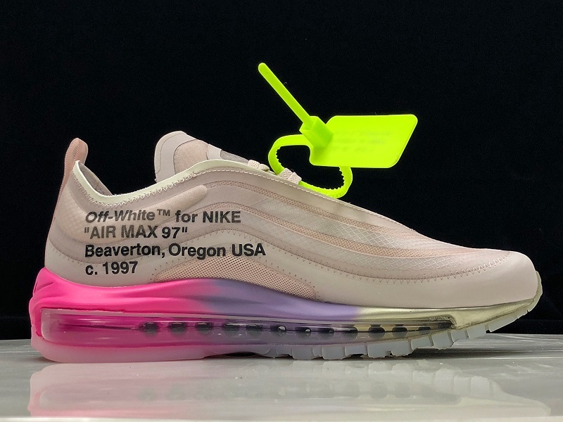 Bc Off-White Air Max 97 Queen Ny Elemental Rose/Black 11