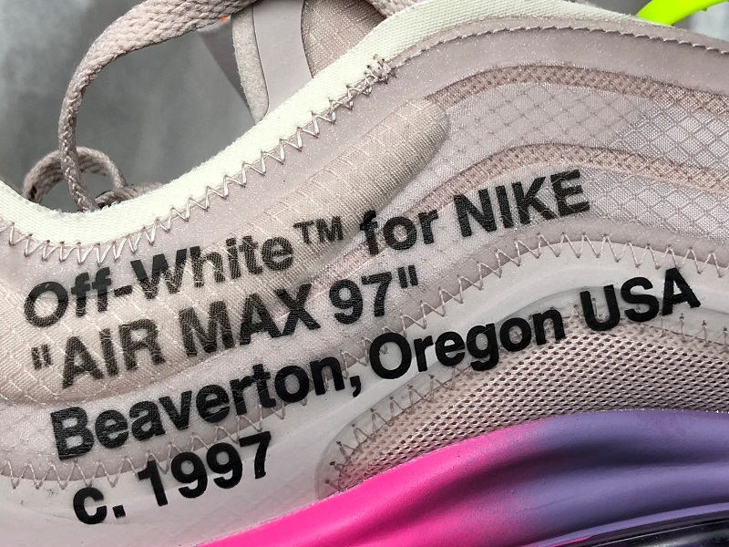 Bc Off-White Air Max 97 Queen Ny Elemental Rose/Black 19