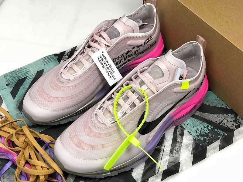 Bc Off-White Air Max 97 Queen Ny Elemental Rose/Black 43