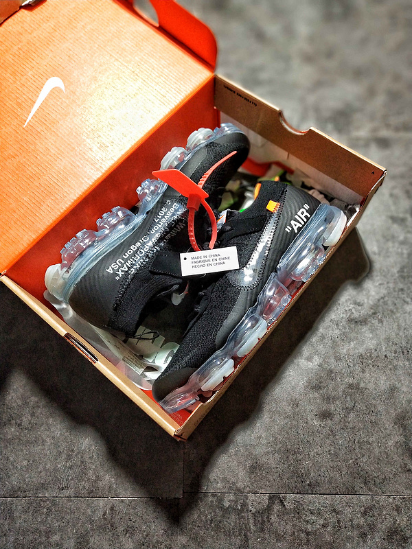 Vapormax X Ow Black/Black/White 15