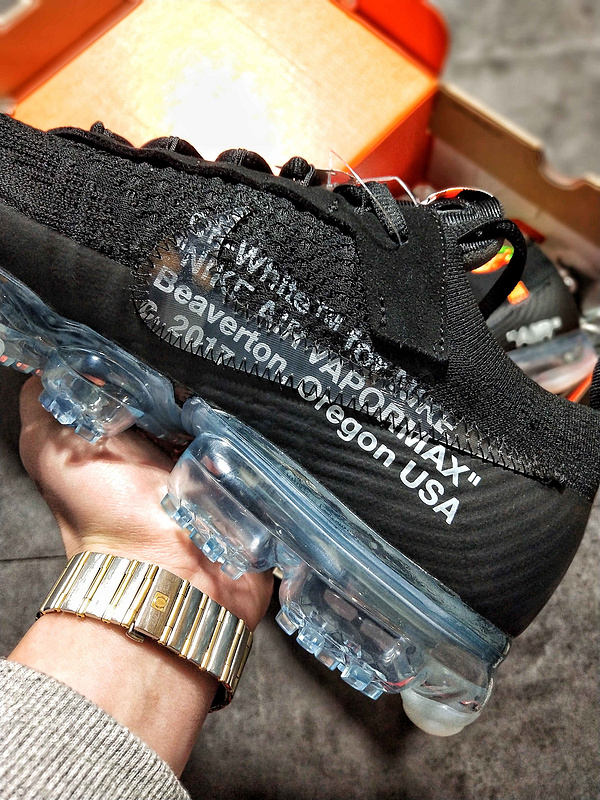 Vapormax X Ow Black/Black/White 19