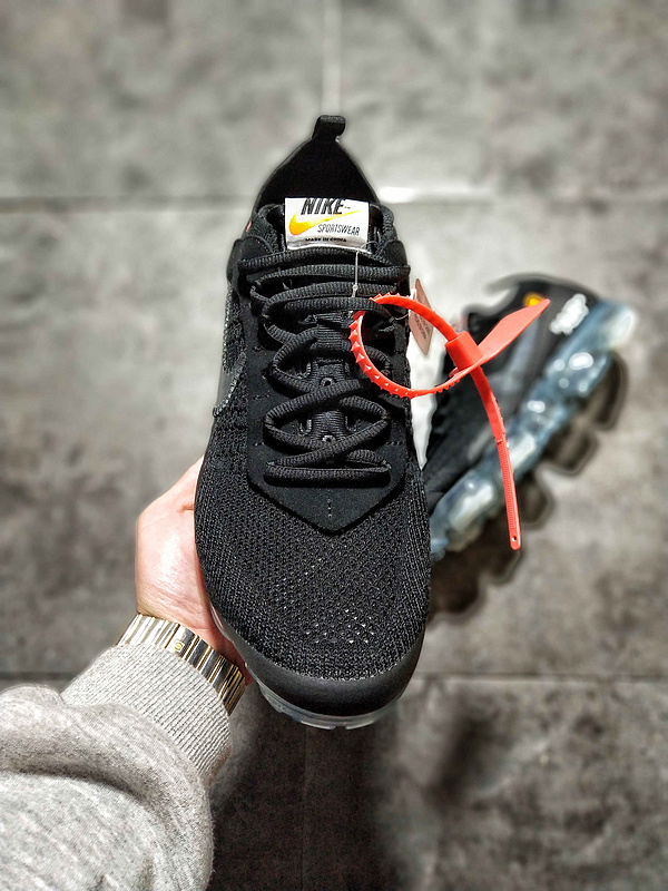 Vapormax X Ow Black/Black/White 21