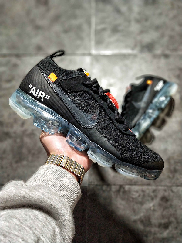 Vapormax X Ow Black/Black/White 25