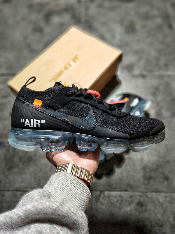 Vapormax X Ow Black/Black/White 27