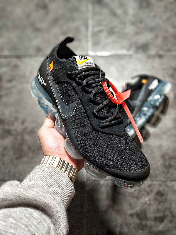 Vapormax X Ow Black/Black/White 31