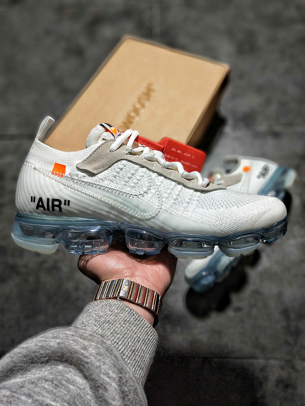 Vapormax X Ow White/White/White 9