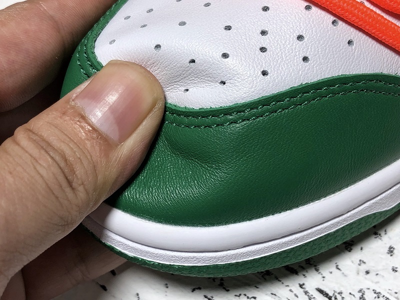 Plus Ow X Futura X Dunk Low Powder Green/White 25