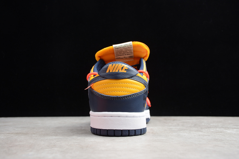 Cy Ow X Dunk Low University Gold/White/Midnight Navy 9