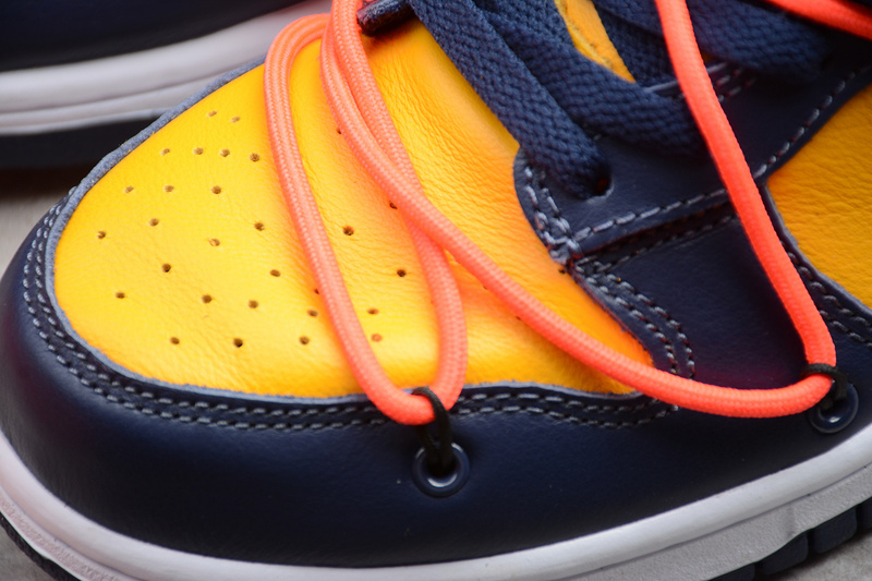 Cy Ow X Dunk Low University Gold/White/Midnight Navy 15