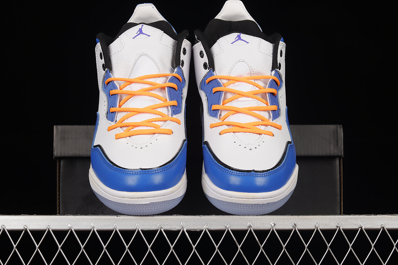 Air Jordan Courtside 23 Blue/White/Black-Orange 25