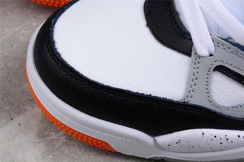 Air Flight 13 Mid White/Black/Grey-Orange 21