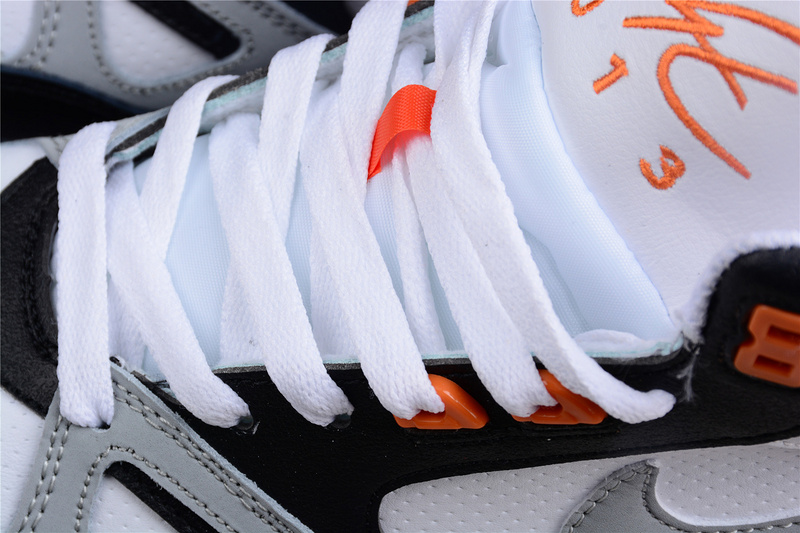 Air Flight 13 Mid White/Black/Grey-Orange 29