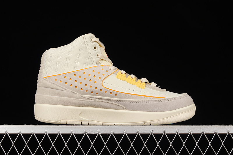 Union La X Air Jordan 2 Retro Sp Rattan Rattan/Siren Red/Beach/Orange Peel 23