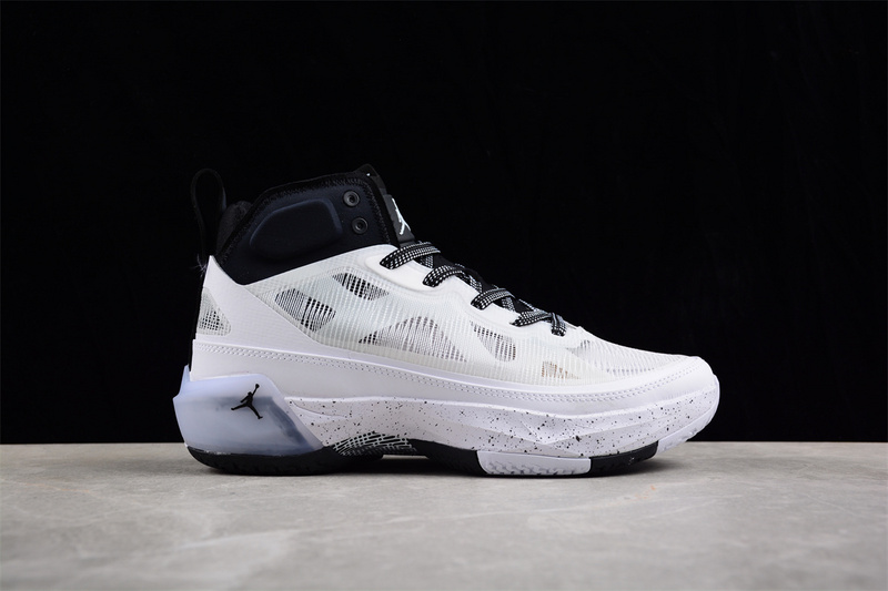 Air Jordan 37 Pf Oreo White/Black/Citrus 3