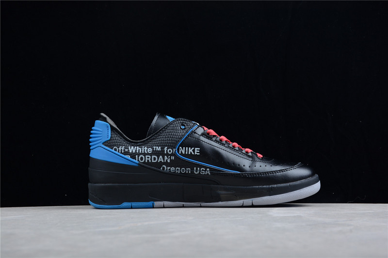 Ow X Air Jordan 2 Retro Low Sp Black/Varsity Royal 11