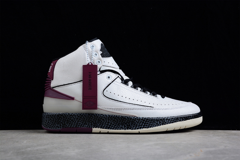 Union X Air Jordan 2 Grey Fog White/White/Black 25