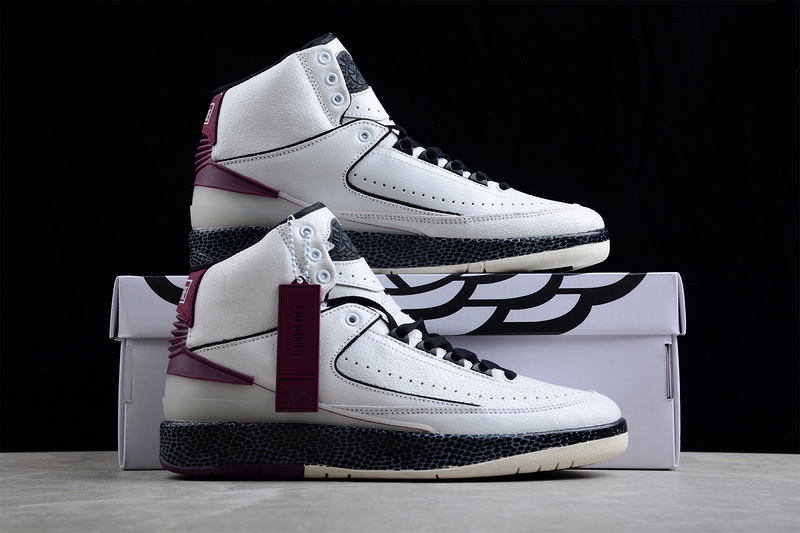 Union X Air Jordan 2 Grey Fog White/White/Black 29