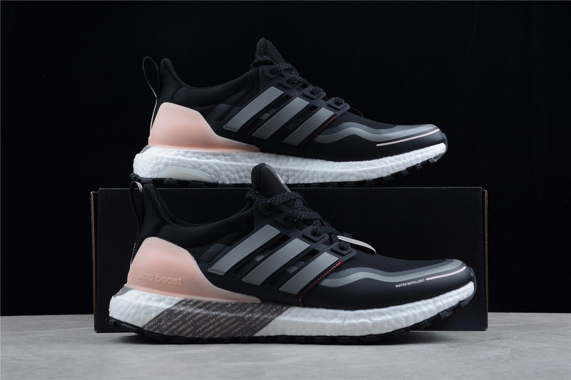 Ultraboost All Terrain Shoes Core Black/Cloud White/Pink 15