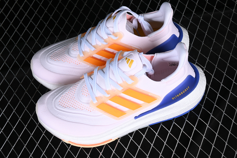 Adidas Ultraboost Light Cloud White/Solar Gold/Lucid Blue 23