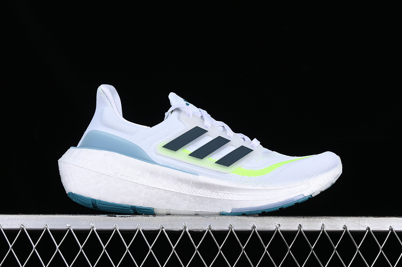 Adidas Ultraboost Light 23 White/Black/Green 5