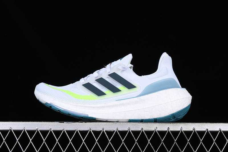 Adidas Ultraboost Light 23 White/Black/Green 11