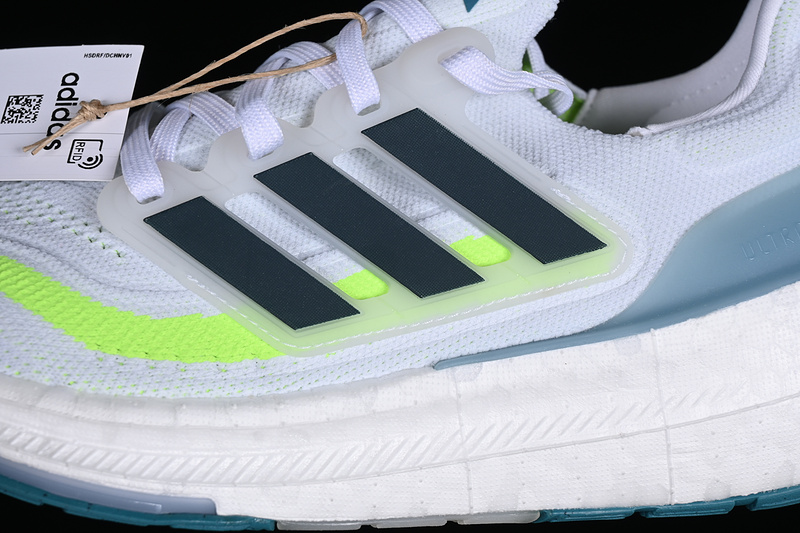 Adidas Ultraboost Light 23 White/Black/Green 27