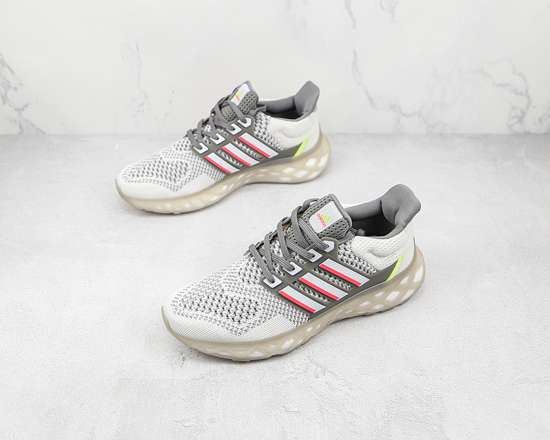 Ultra Boost Web Dna Shoes Cloud White/Red/Light Grey 3