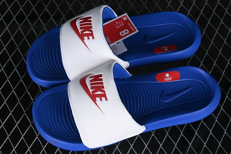 Victori One Slide White/University Red/Game Royal 7