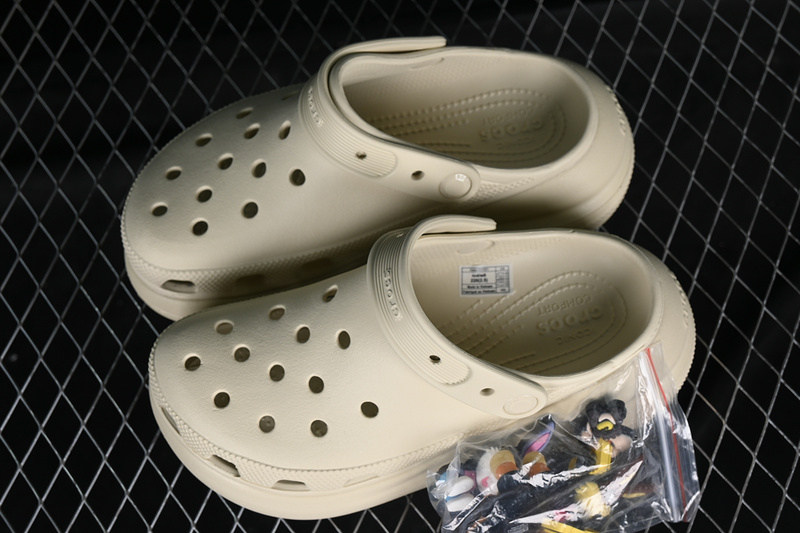 Crocs Dual Use Beach Hole Shoes Grey 17