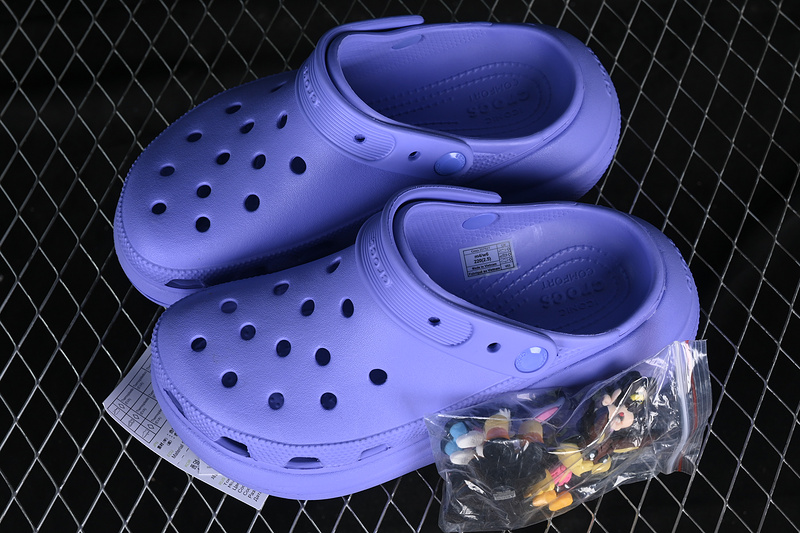 Crocs Dual Use Beach Hole Shoes Purple 15