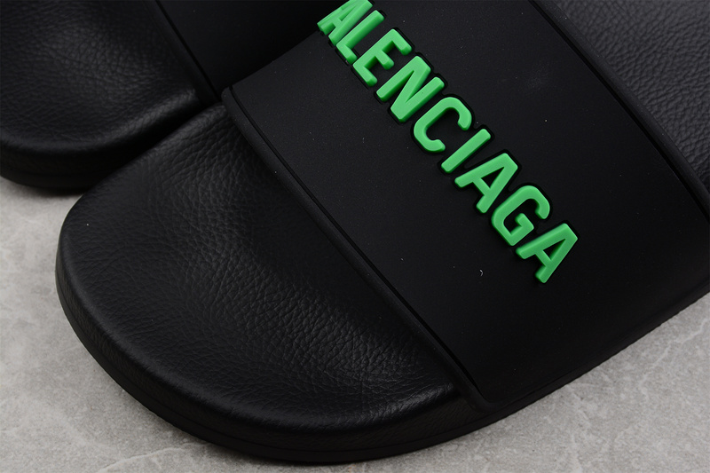 Balenciaga Sandals Black/Black/Green 7