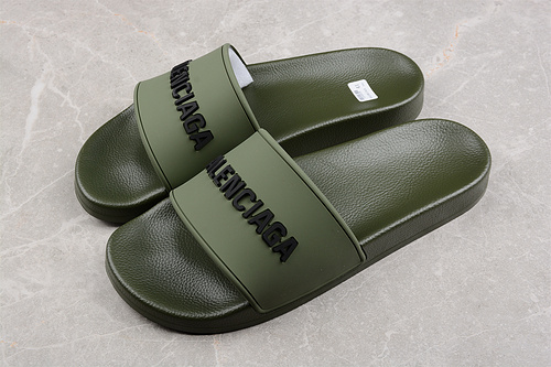 Balenciaga Sandals Dark Green/Dark Green/Black 11