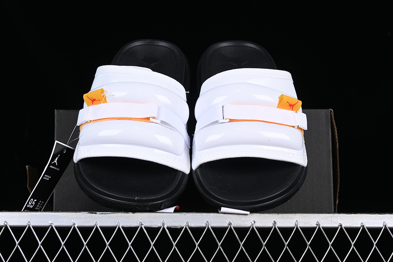 Air Jordan Play Slide Black/White/Yellow 5