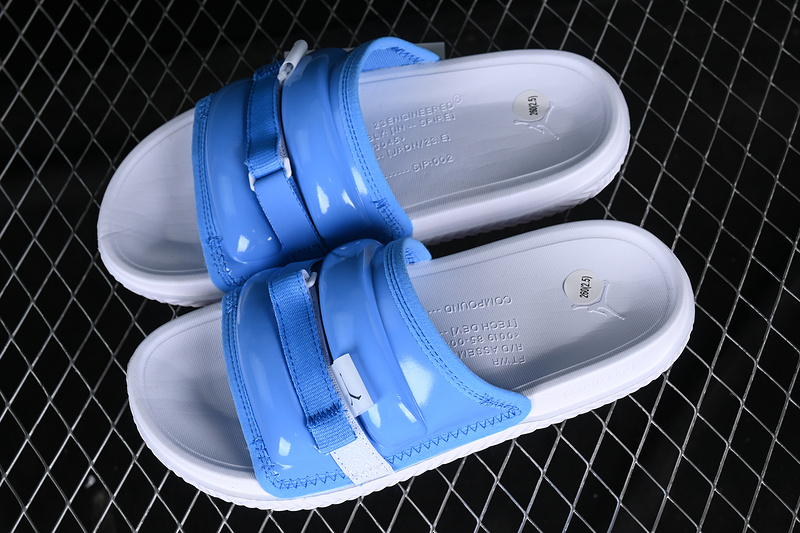 Air Jordan Play Slide Legend Blue/White/Phantom/Black 19