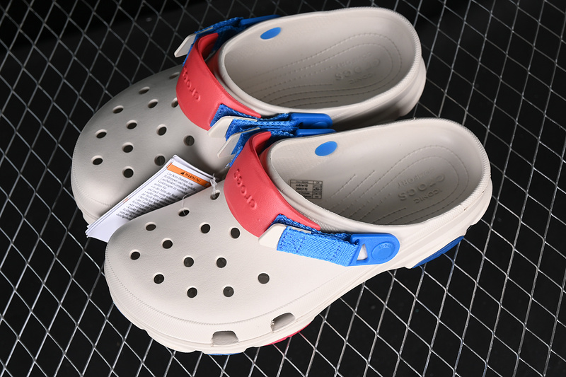 Crocs Classic Clog Grey/Blue/Red 7