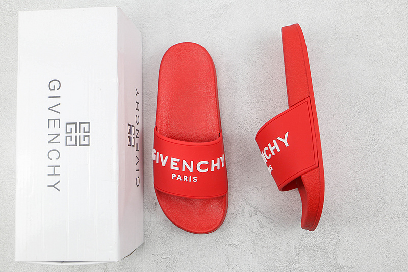 Gi*Venchy Sandals Red/White/Black 19