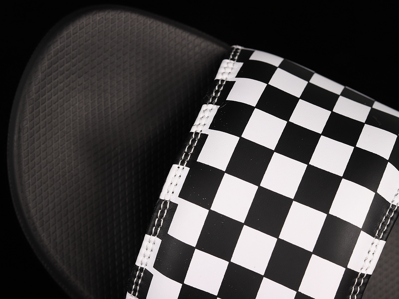 Checkerboard La Costa Slide-On Black/Black/White 23