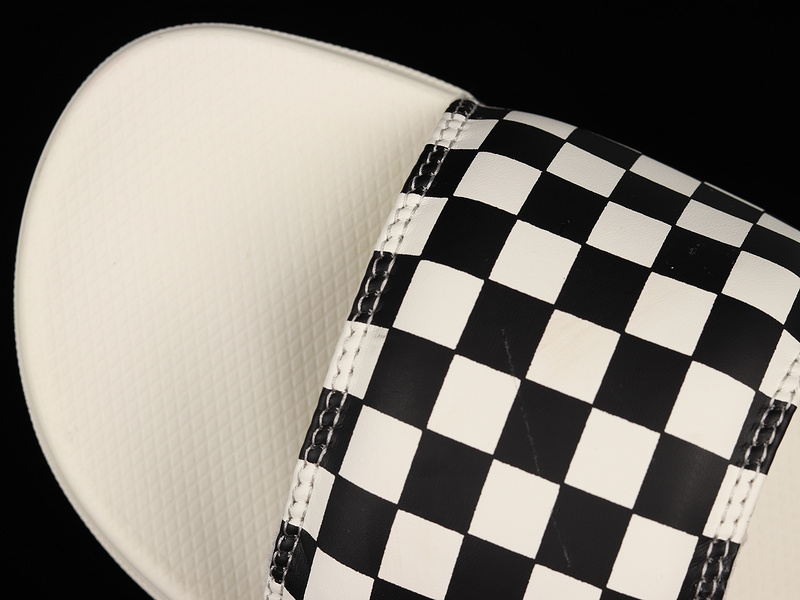 Checkerboard La Costa Slide-On White/Black/White 21